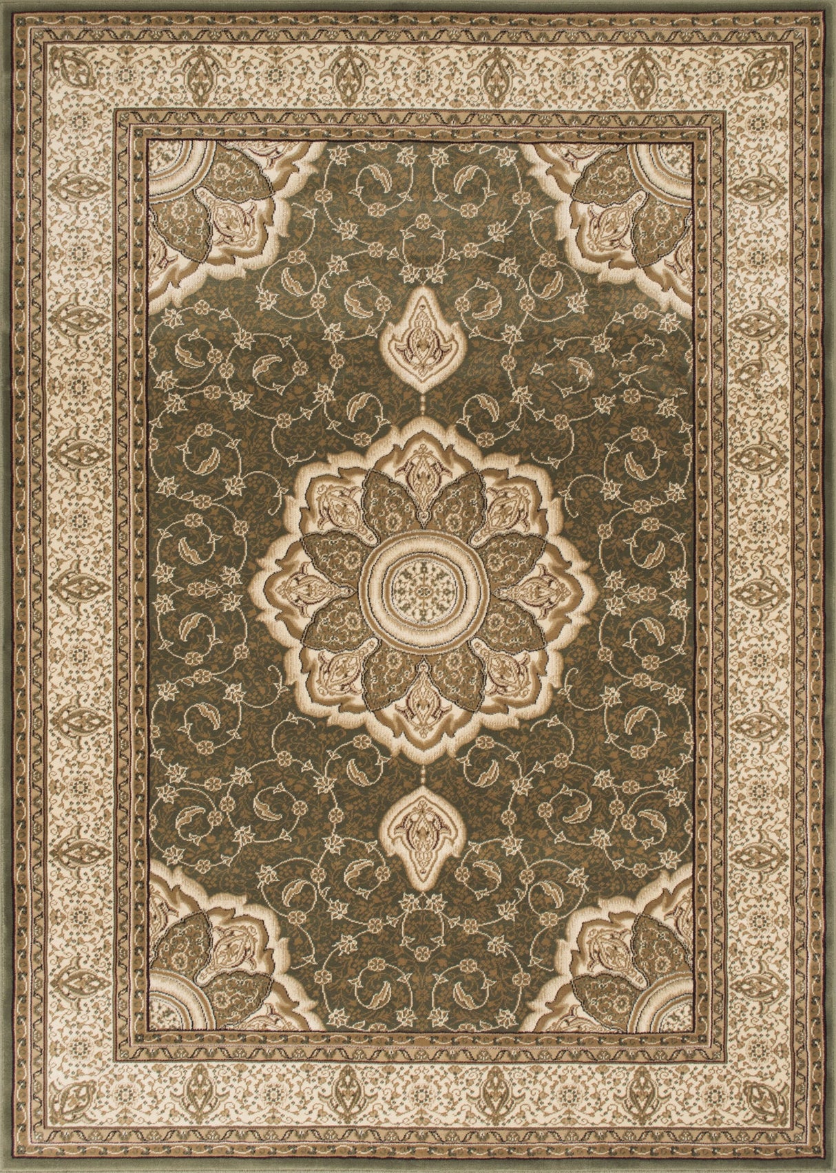 Elegance 206 Sage Green Rug