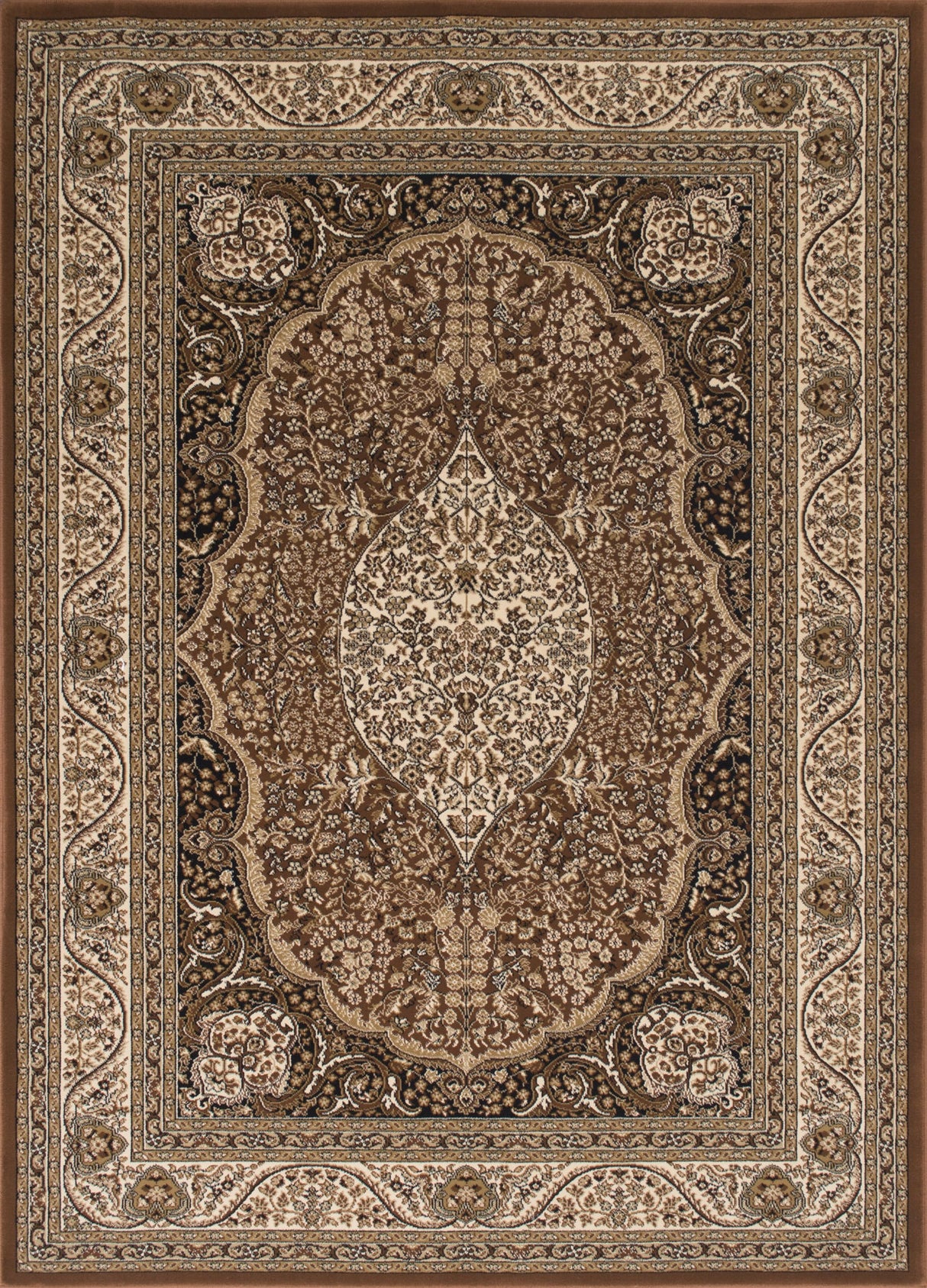 Elegance 207 Brown Rug