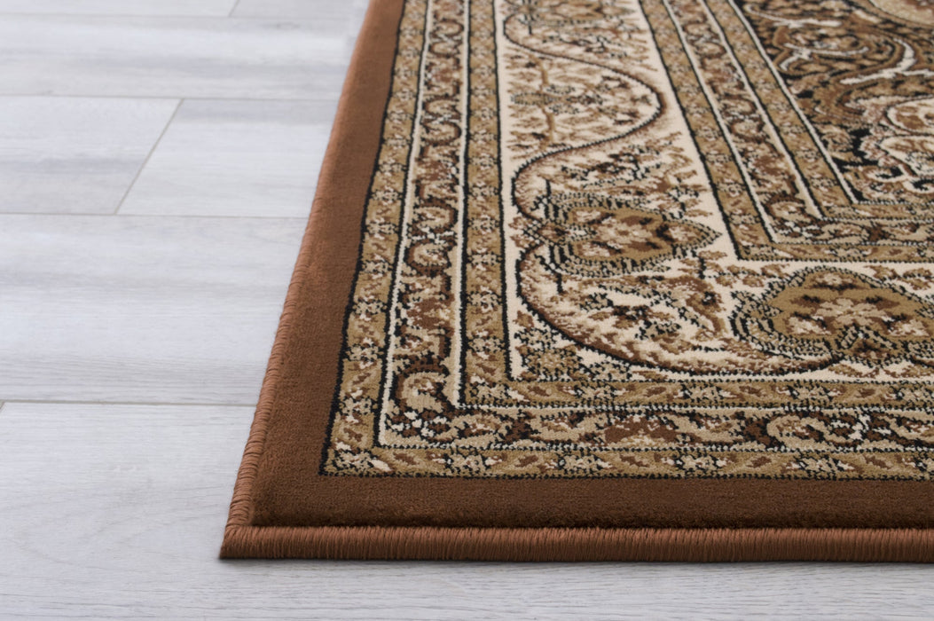 American cover design / Persian weavers Elegance 207 Brown Rug