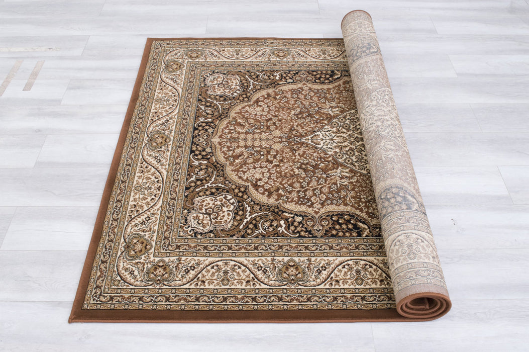 American cover design / Persian weavers Elegance 207 Brown Rug