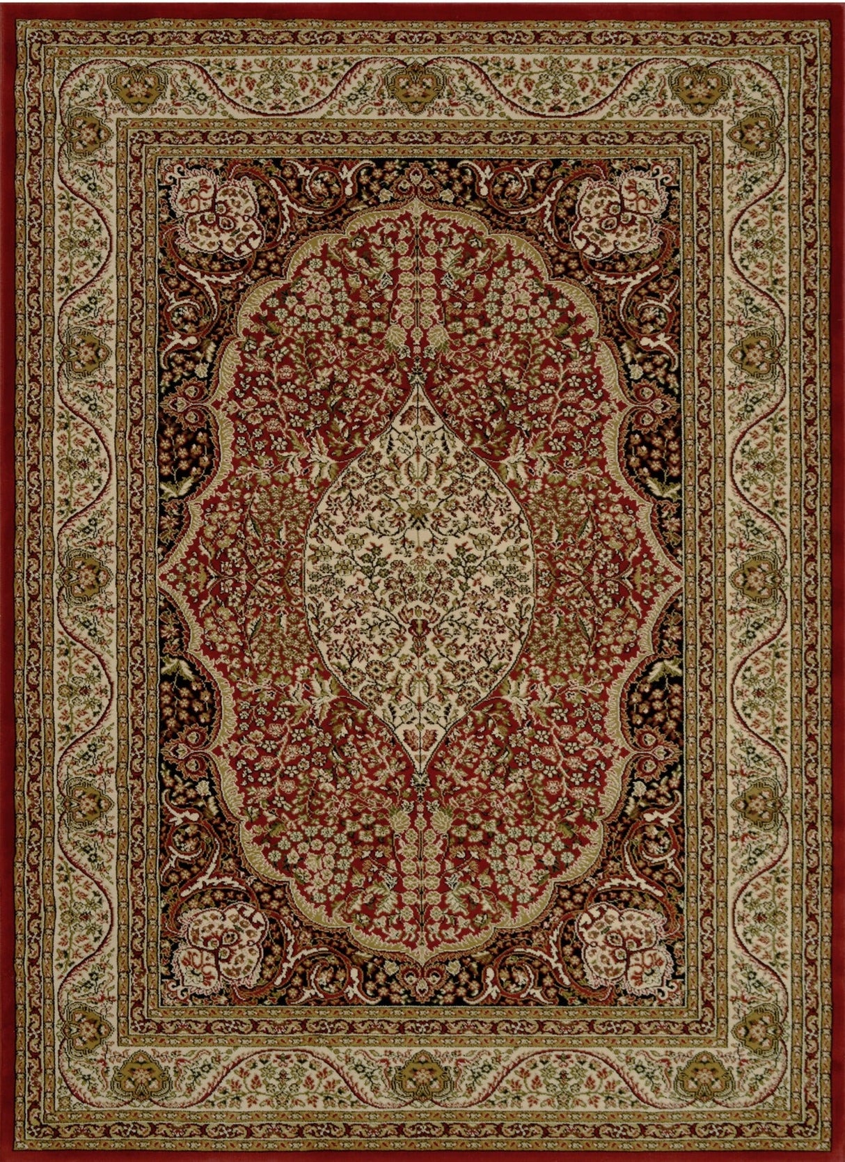 Elegance 207 Red Rug