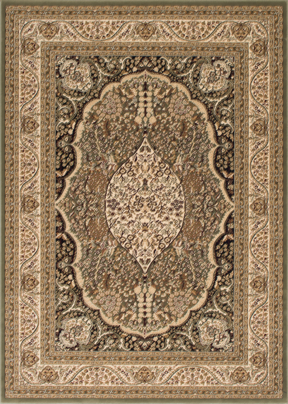 Elegance 207 Sage Green Rug