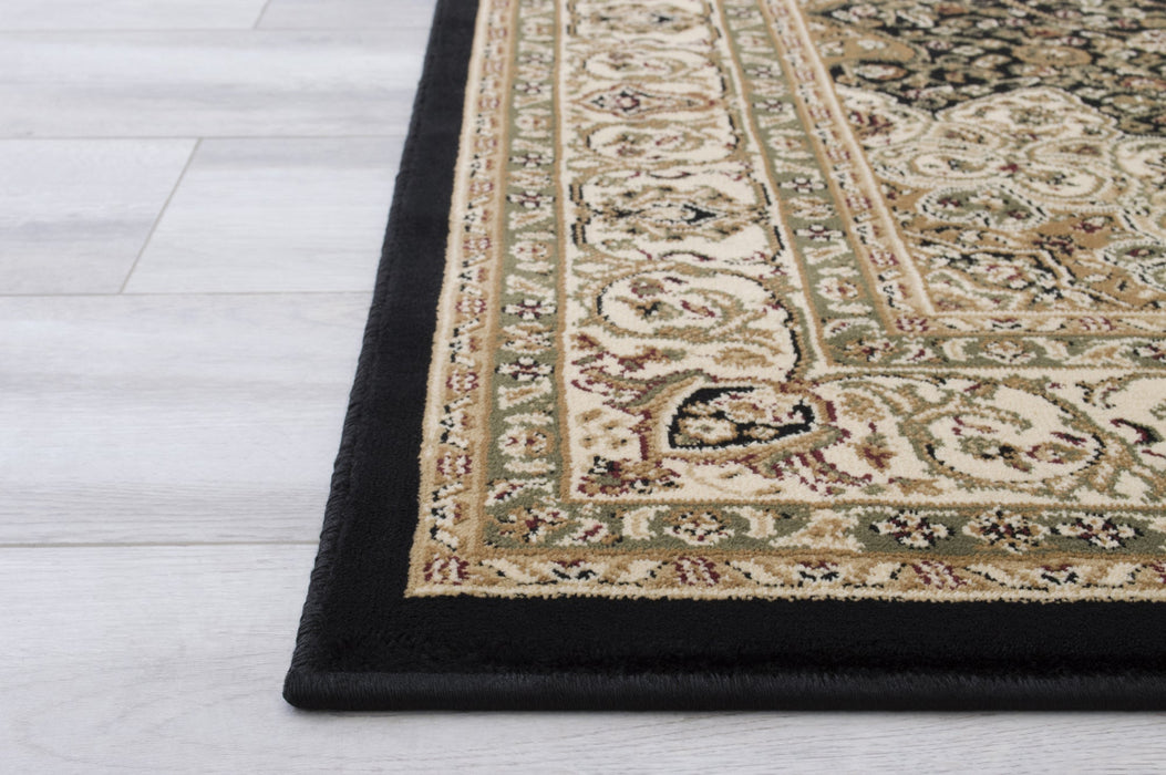 American cover design / Persian weavers Elegance 208 Black Rug