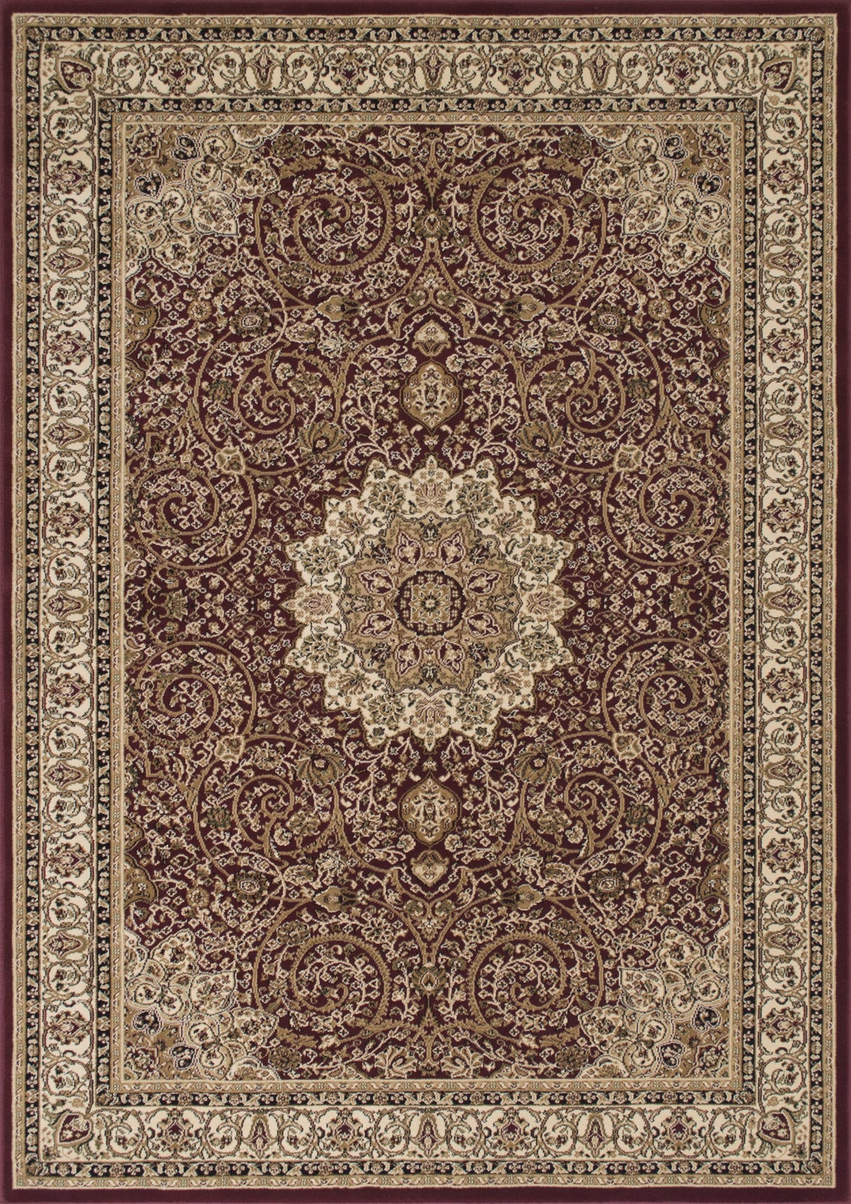 Elegance 208 Burgundy Rug