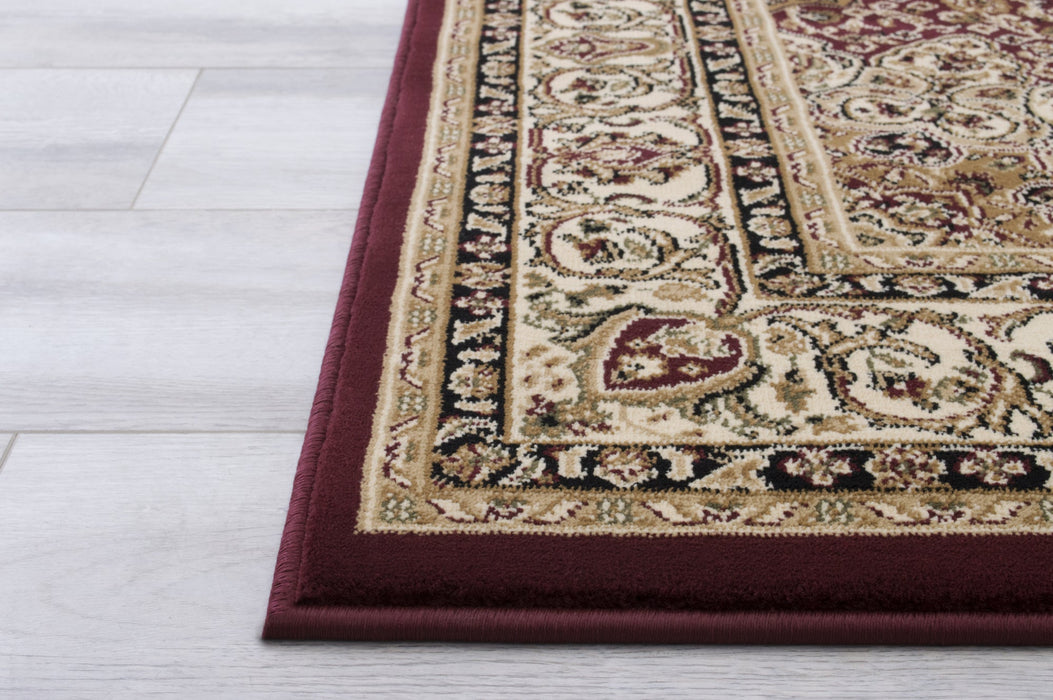 American cover design / Persian weavers Elegance 208 Burgundy Rug