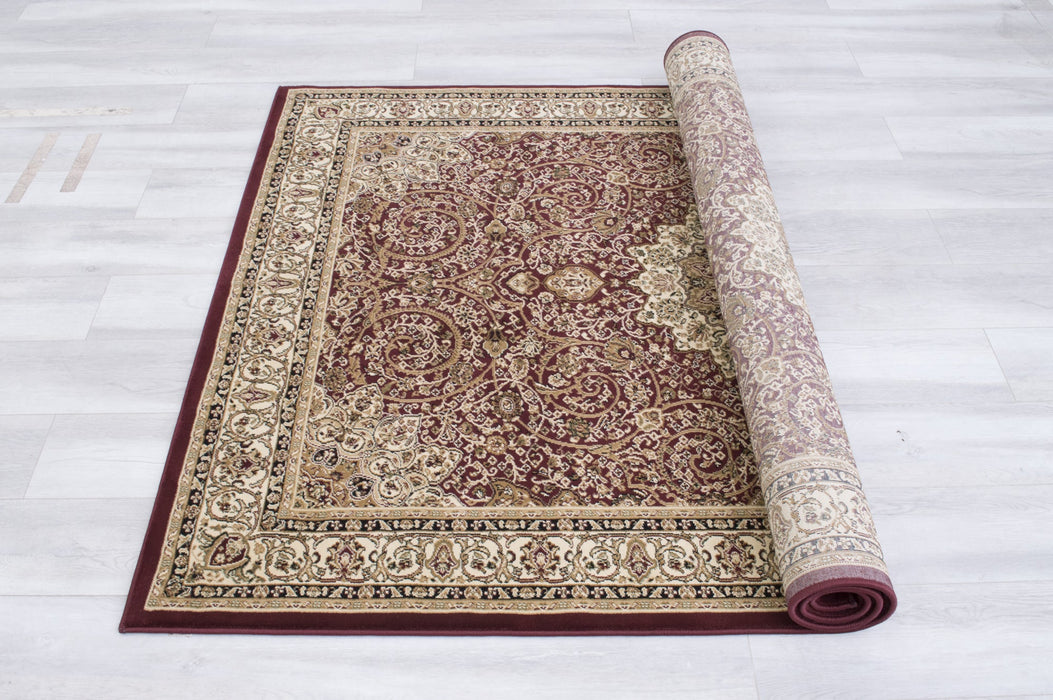 American cover design / Persian weavers Elegance 208 Burgundy Rug