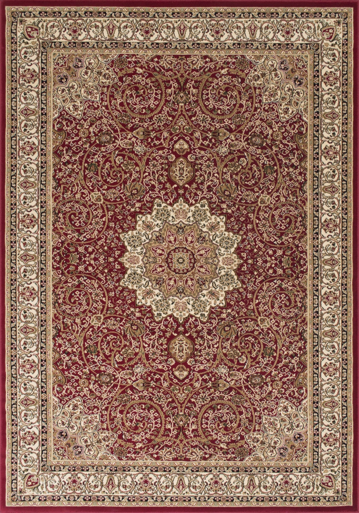 Elegance 208 Red Rug