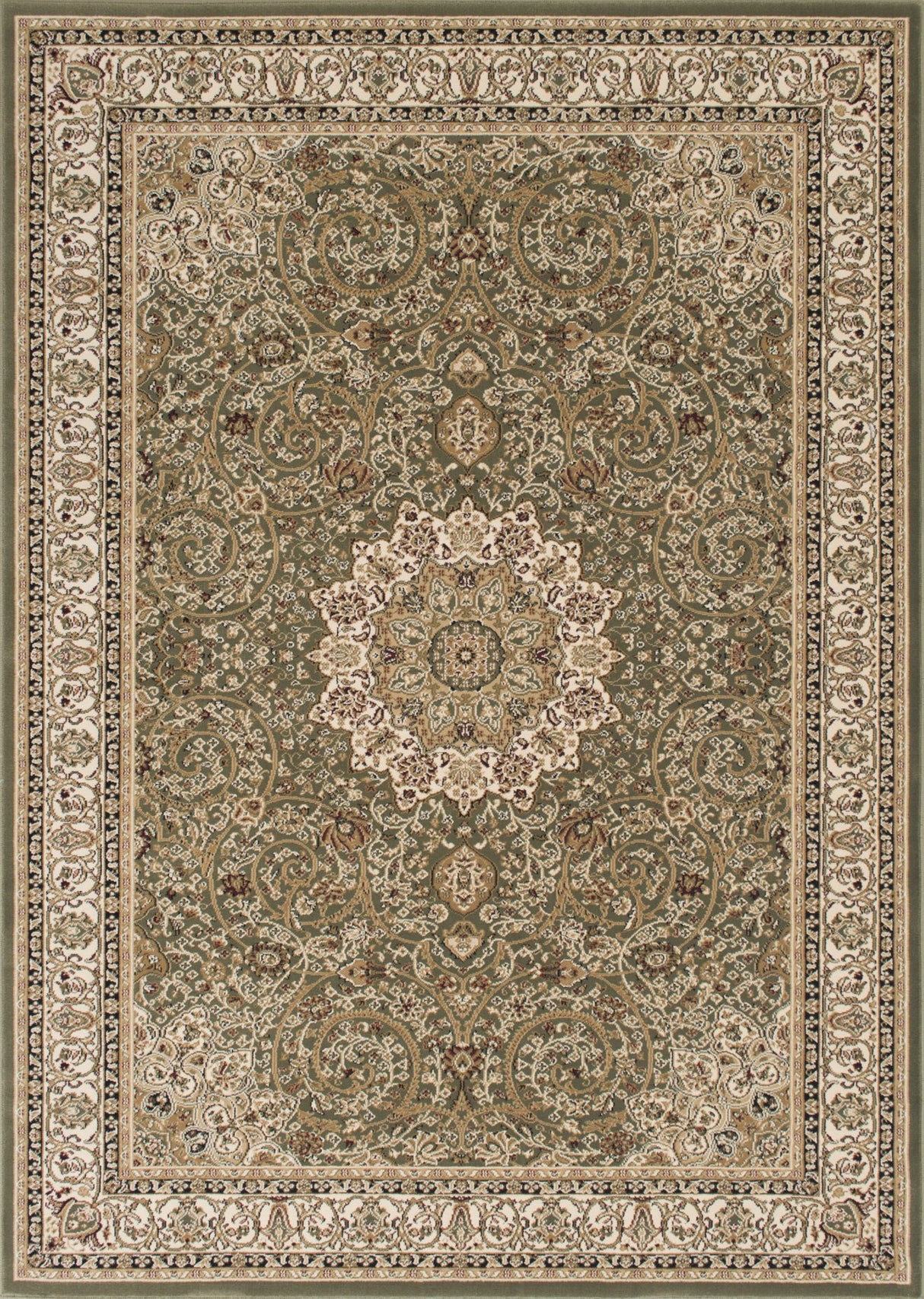 Elegance 208 Sage Green Rug