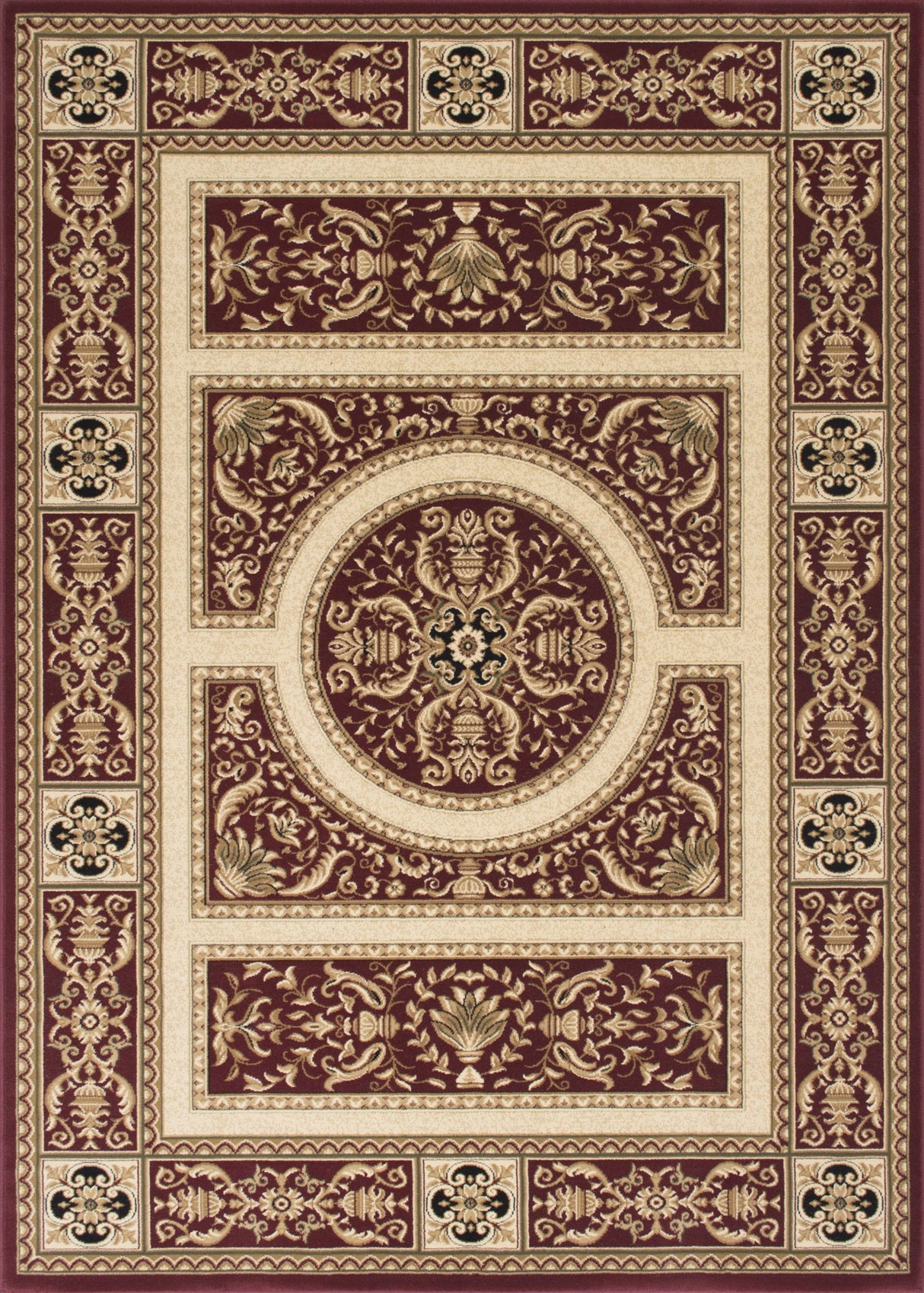 Elegance 215 Burgundy Rug