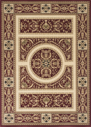 Elegance 215 Burgundy Rug