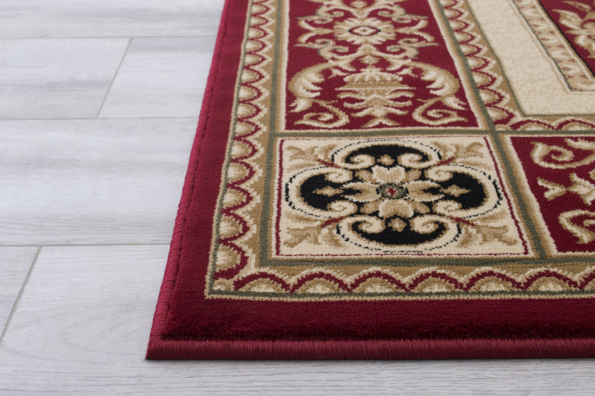 Elegance 215 Red Rug