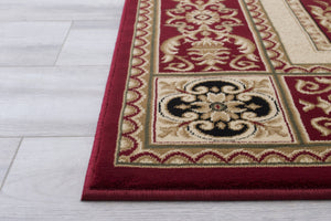 Elegance 215 Red Rug