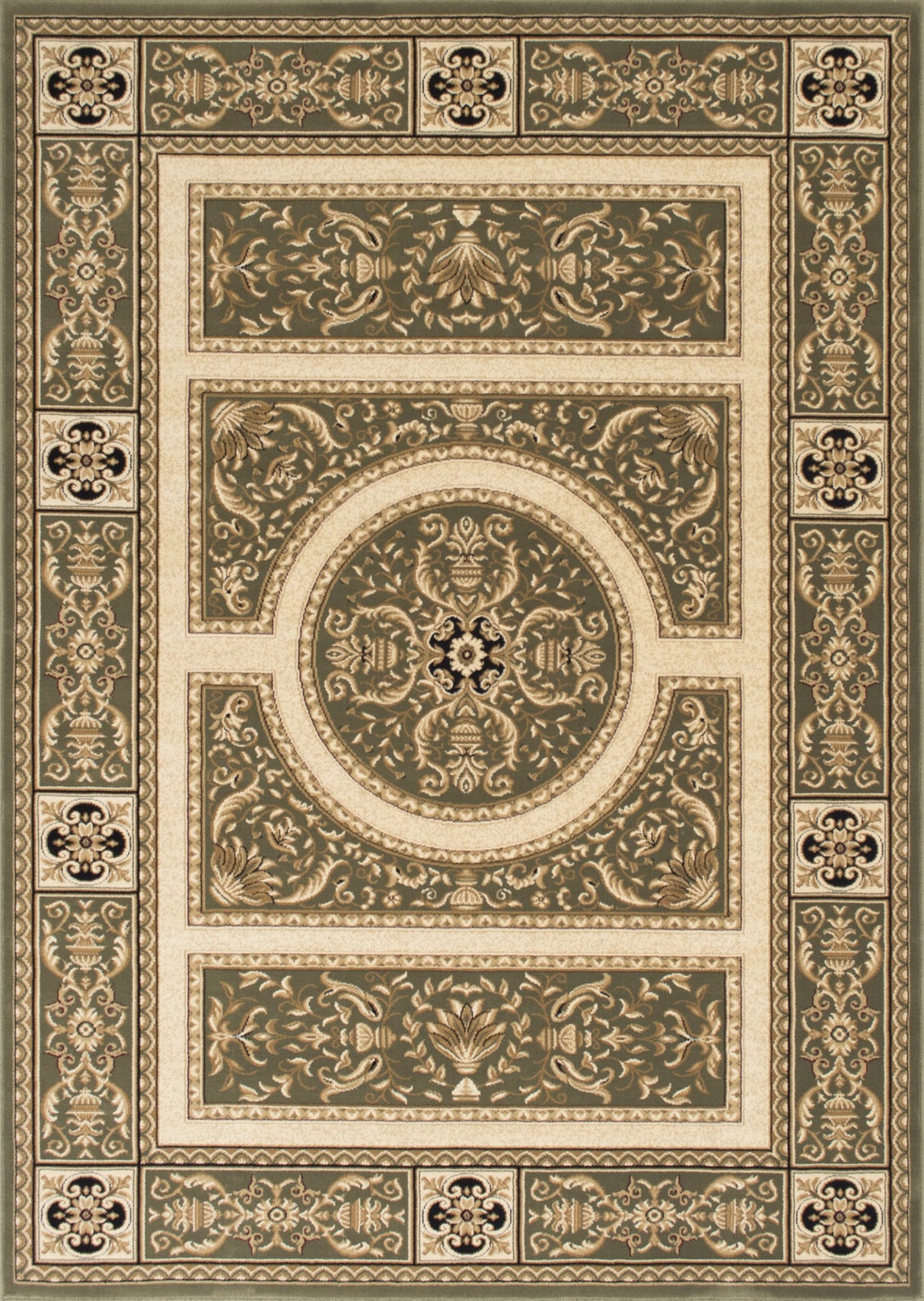 Elegance 215 Sage Green Rug