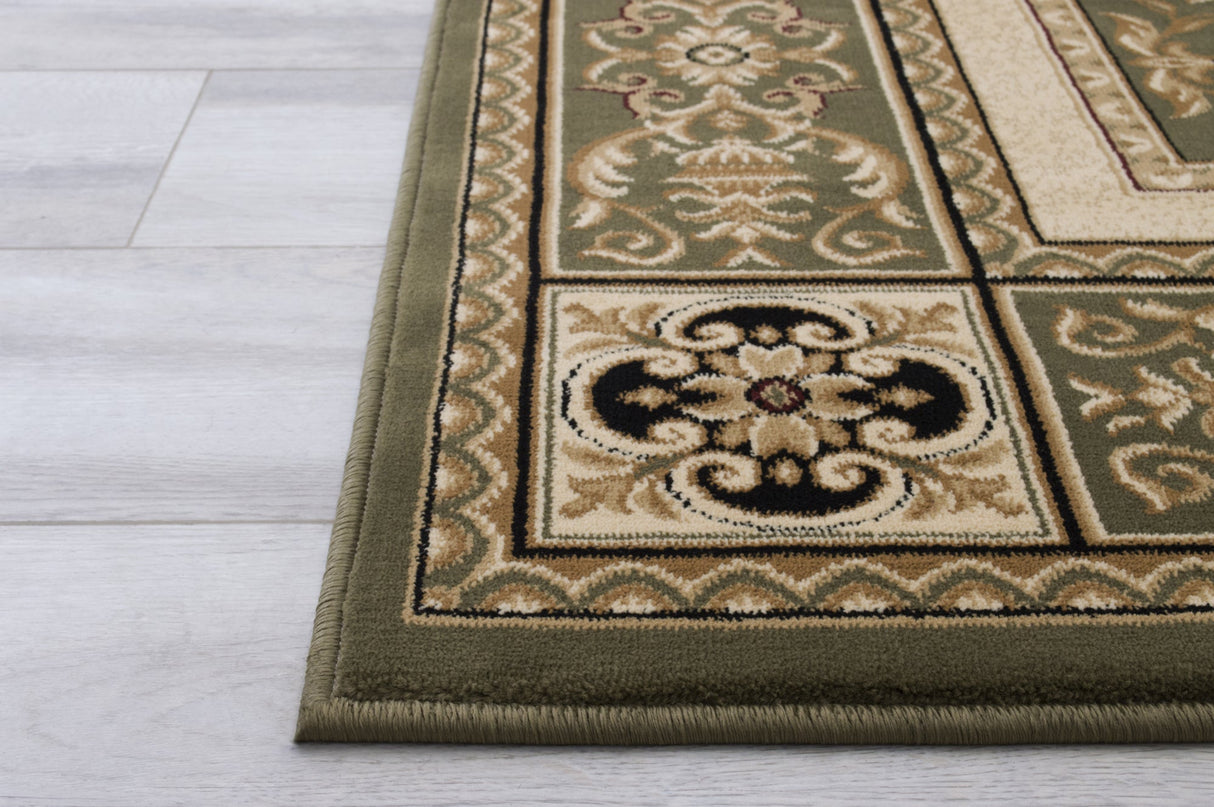 Elegance 215 Sage Green Rug