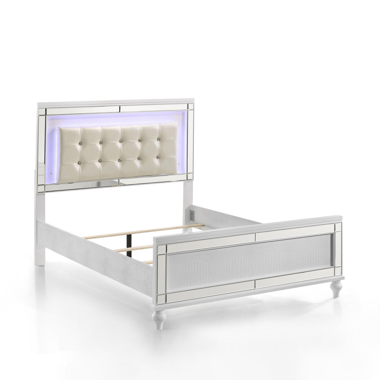 Valentino - 4/6 Full Headboard - White