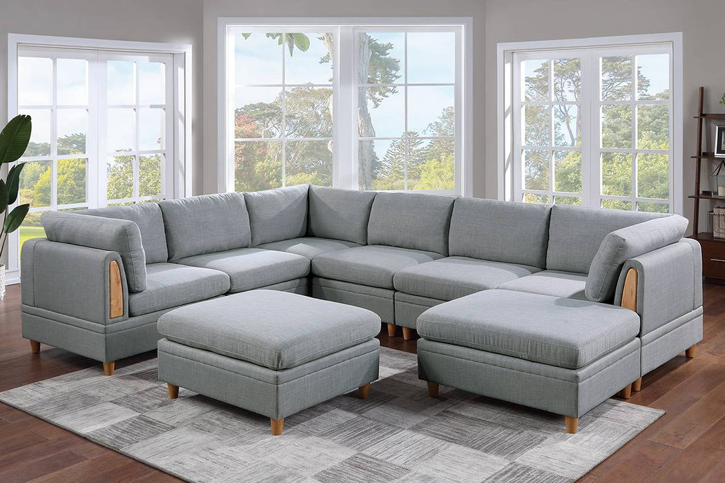 8-Pcs Sectional Modular Set