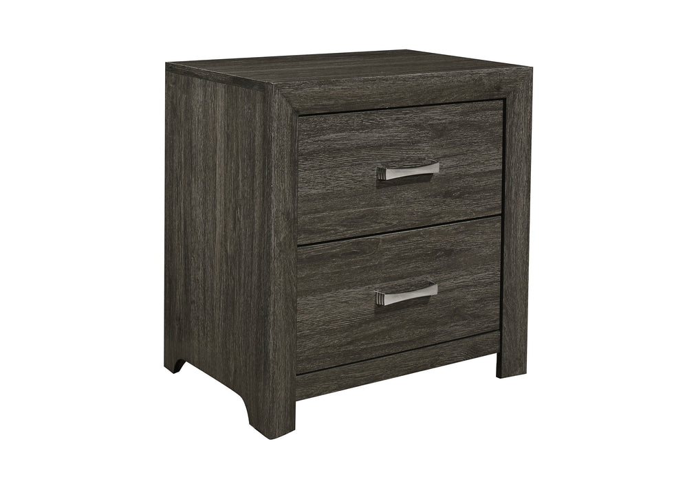 Edina Dark Gray Panel Youth Bedroom Set