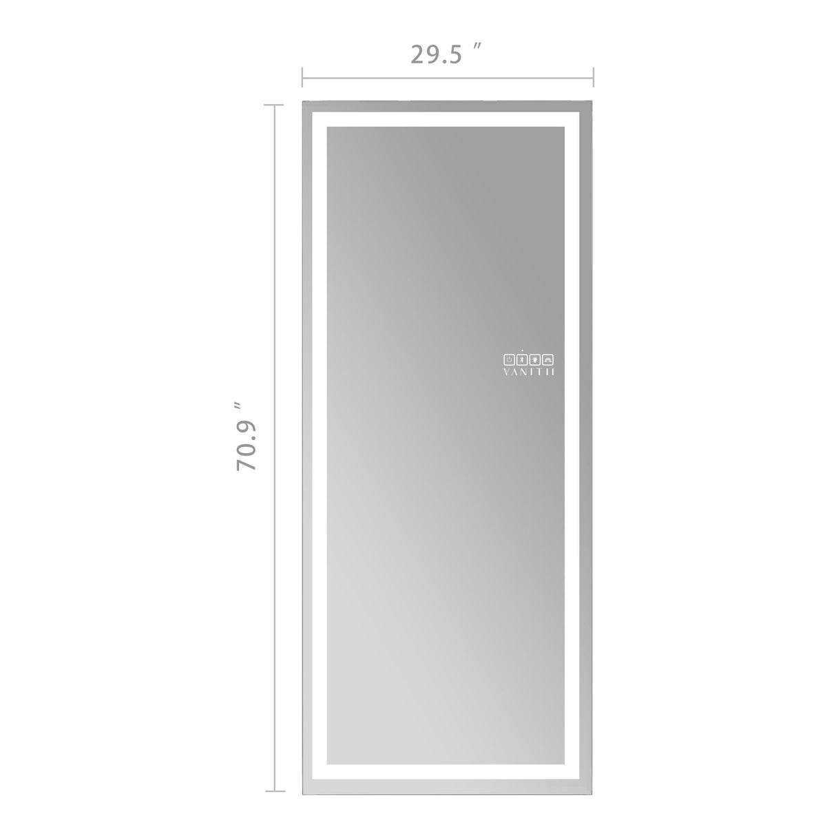 VANITII Luxury Full Length Vanity Mirror Pro