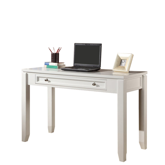 Modern Furniture - Boca Desk with Hutch in Cottage White - BOC#347D-2