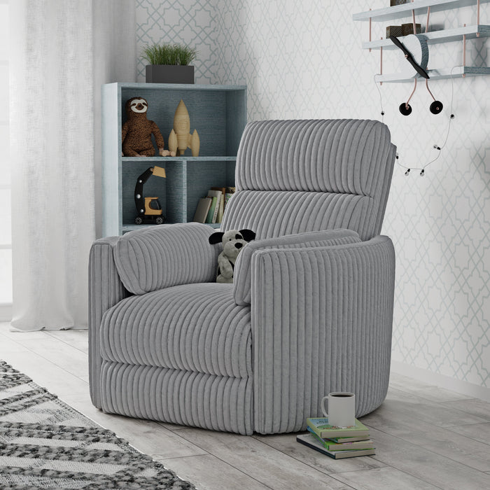 Modern Living - Radius Manual Swivel Recliner in Mega Grey (Set of 2) - MRAD#812GSP-2-MGGR