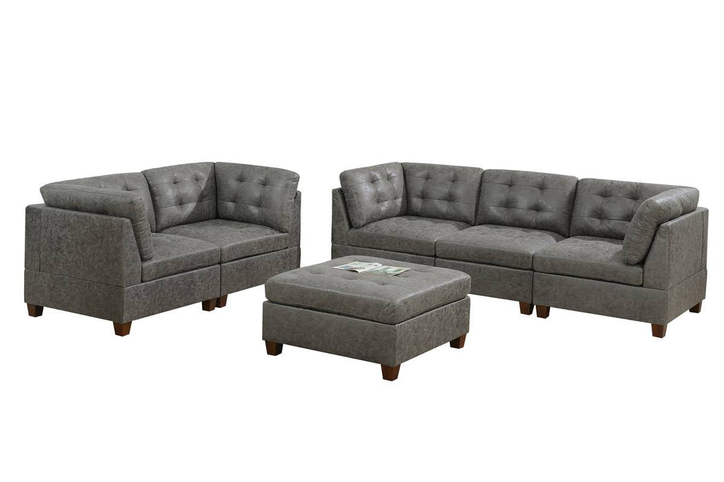 6-Pcs Modular Sofa Set