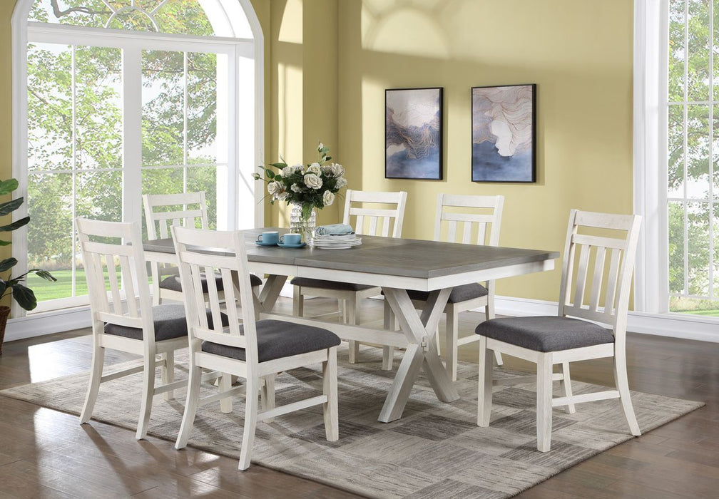 Vilo Home Lido Bay 2-Tone 7 Piece Dining Set