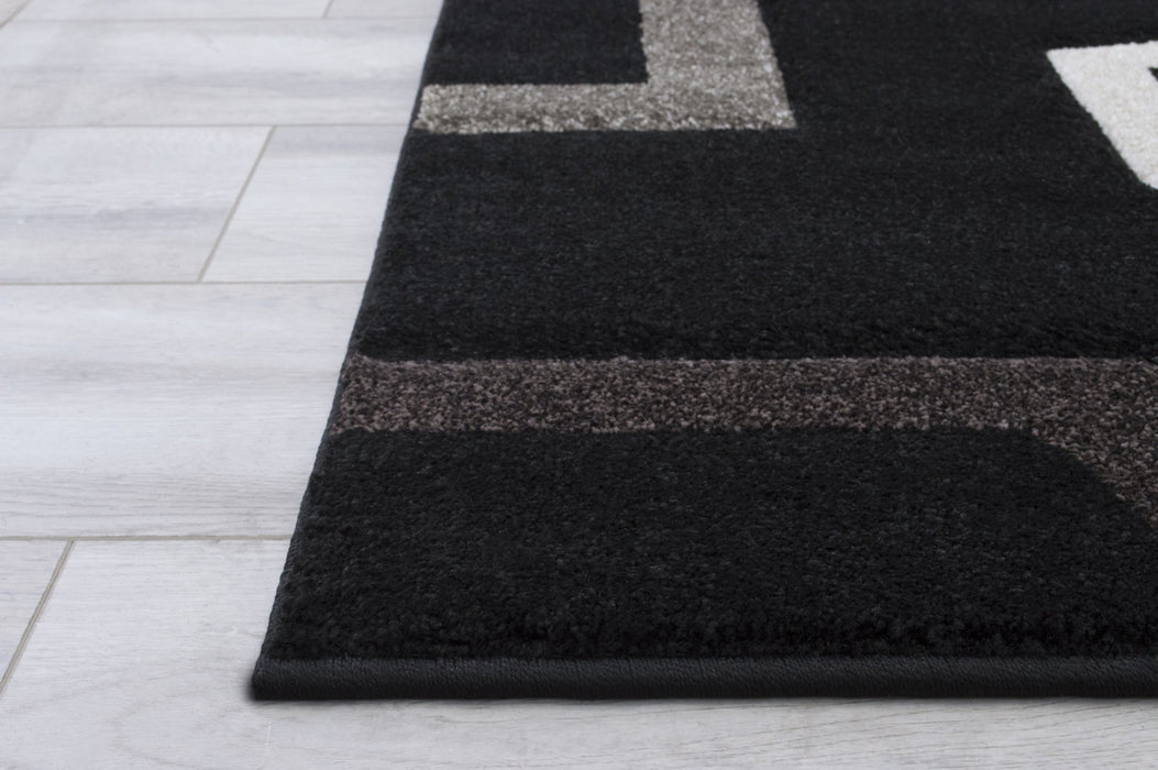 American cover design / Persian weavers Hollywood 280 Black Rug