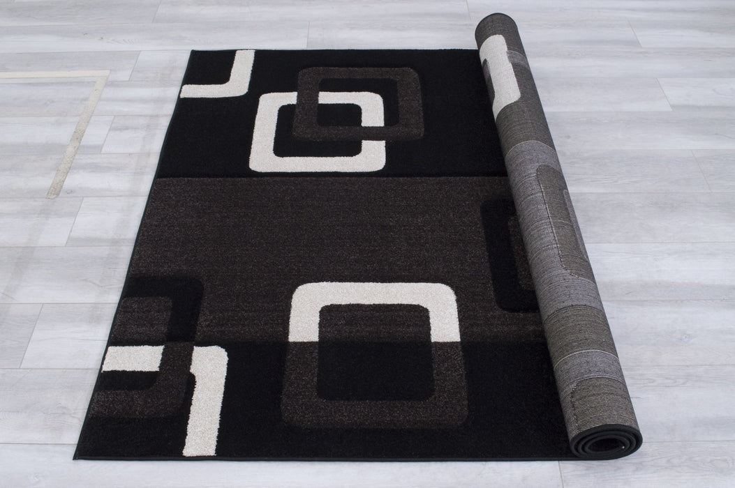 American cover design / Persian weavers Hollywood 282 Black Rug