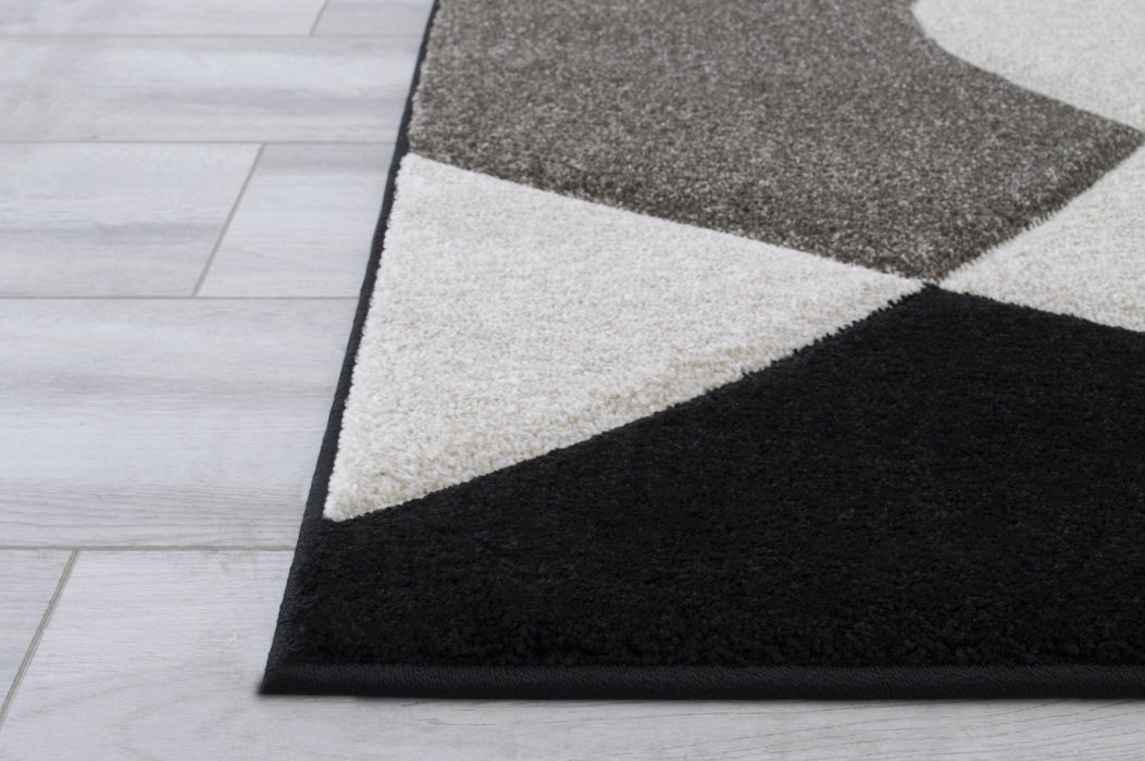 American cover design / Persian weavers Hollywood 284 Black Rug