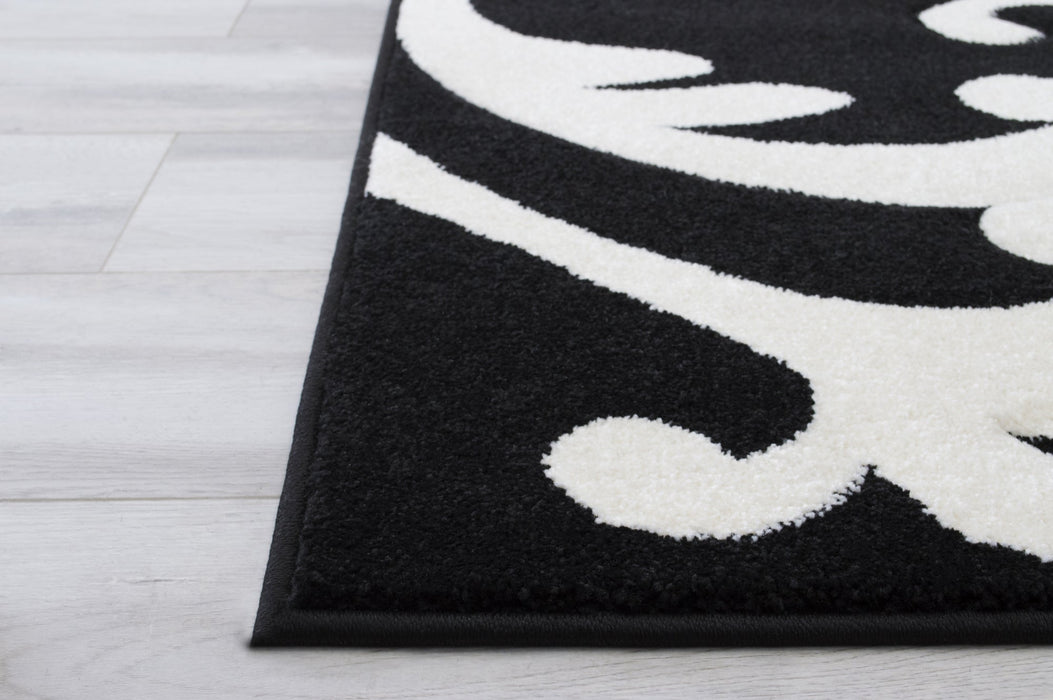 American cover design / Persian weavers Hollywood 290 Black Rug