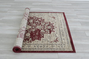 Hudson 1093 Burgundy Rug