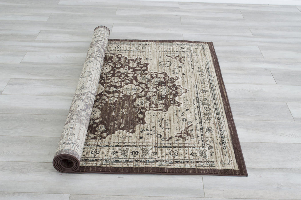 American cover design / Persian weavers Hudson 1093 Espresso Rug