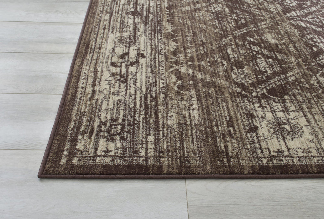 American cover design / Persian weavers Hudson 1095 Espresso Rug