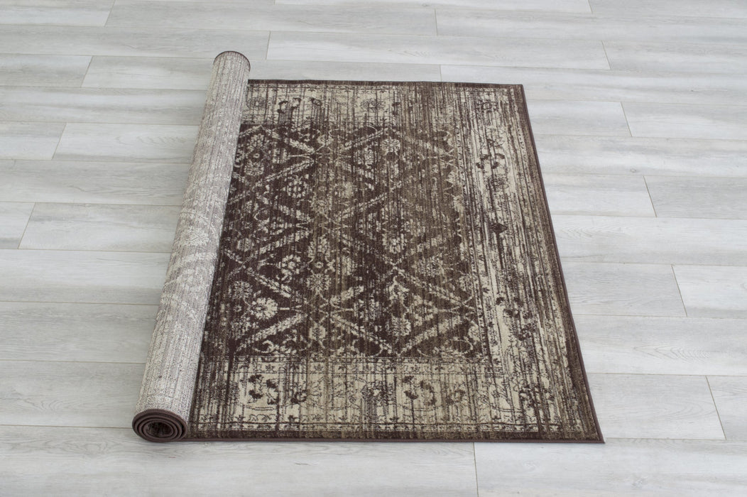 American cover design / Persian weavers Hudson 1095 Espresso Rug