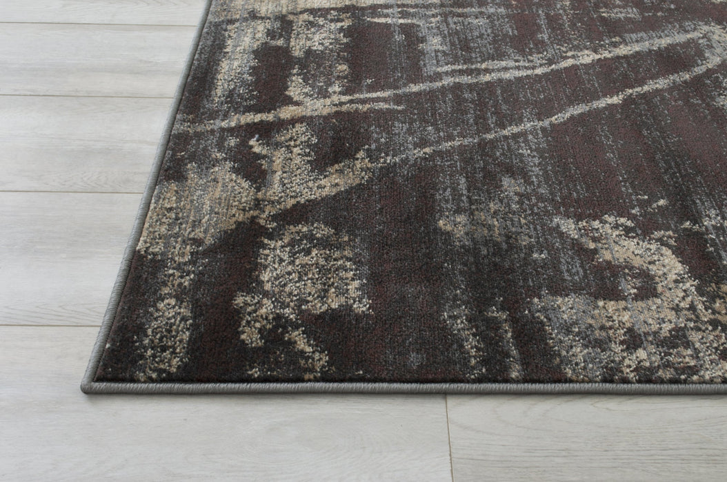 American cover design / Persian weavers Hudson 1096 Espresso Rug