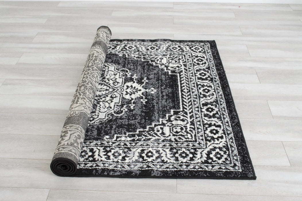 American cover design / Persian weavers Ibiza 180 Black Rug