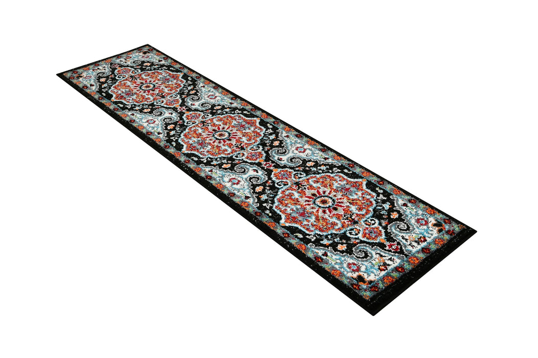 American cover design / Persian weavers Ibiza 183 Black Rug