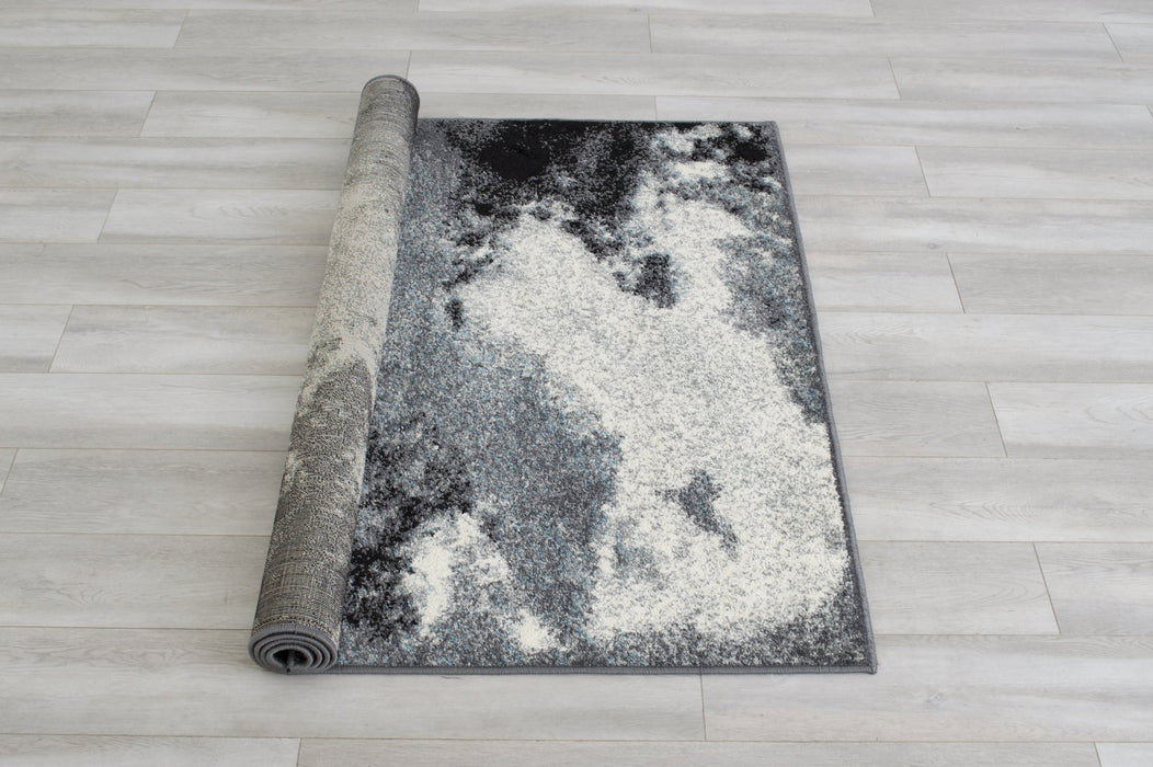 American cover design / Persian weavers Ibiza 184 Black Storm Rug