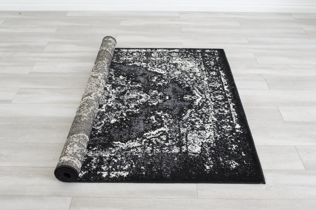 American cover design / Persian weavers Ibiza 185 Black Rug