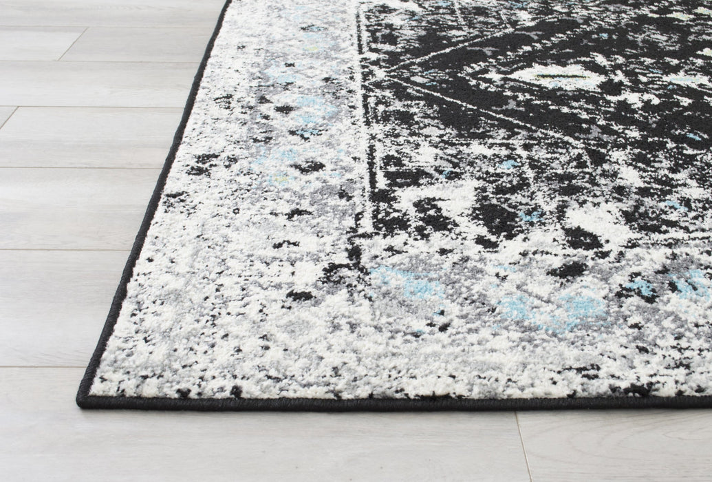 American cover design / Persian weavers Ibiza 188 Black Rug