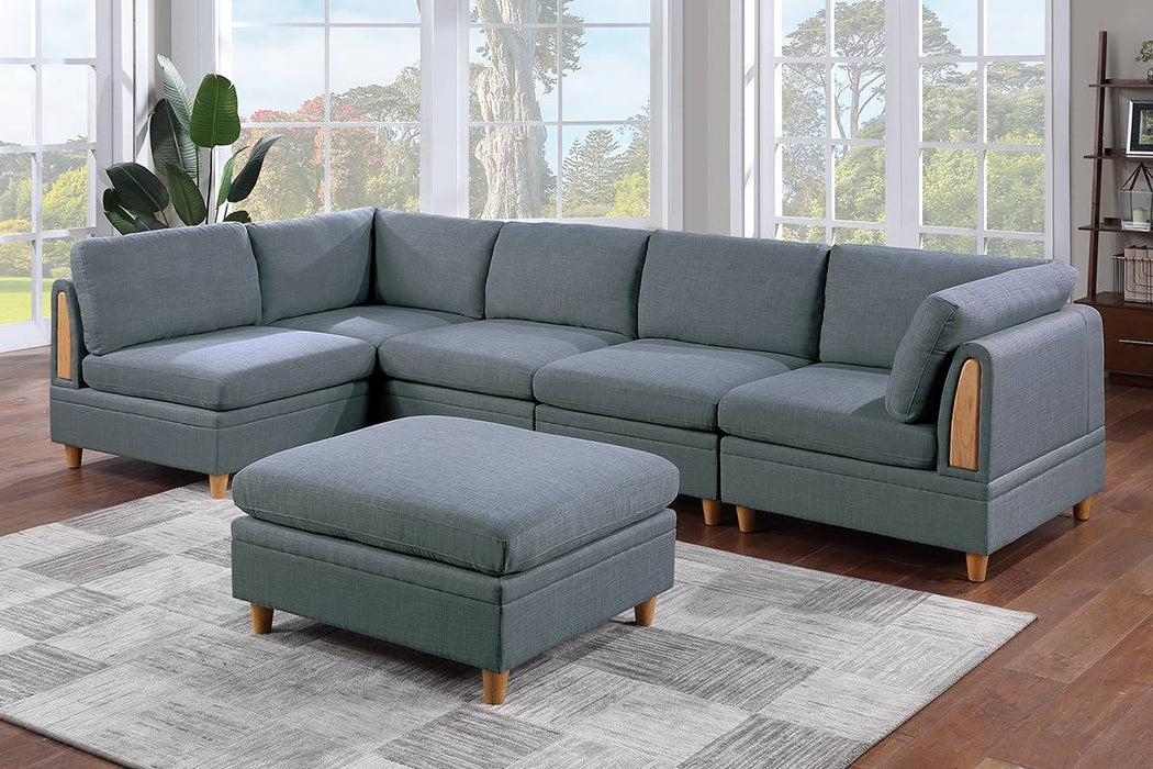 6-Pcs Sectional Modular Set