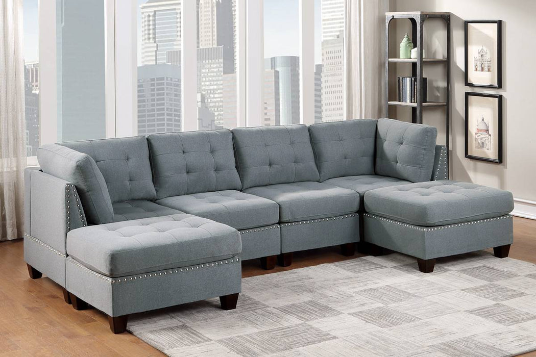 6-Pcs Sectional Modular Set