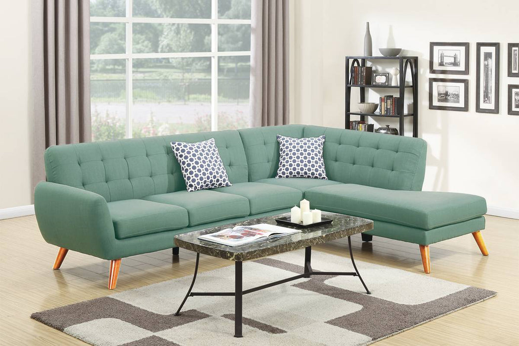 Left Facing Sofa, Right Facing Chaise Sectional Set - Laguna