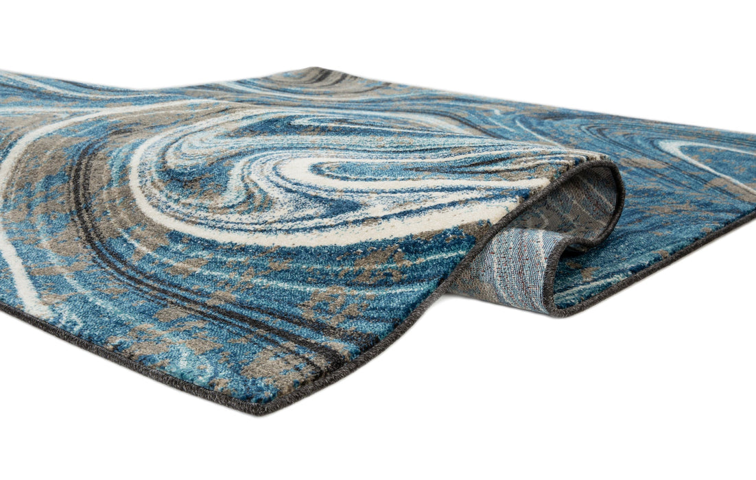 American cover design / Persian weavers Lounge 977 Storm Blue Rug