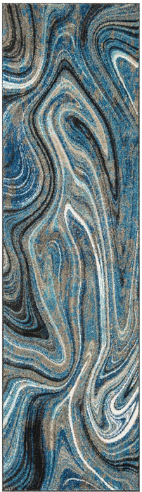 American cover design / Persian weavers Lounge 977 Storm Blue Rug