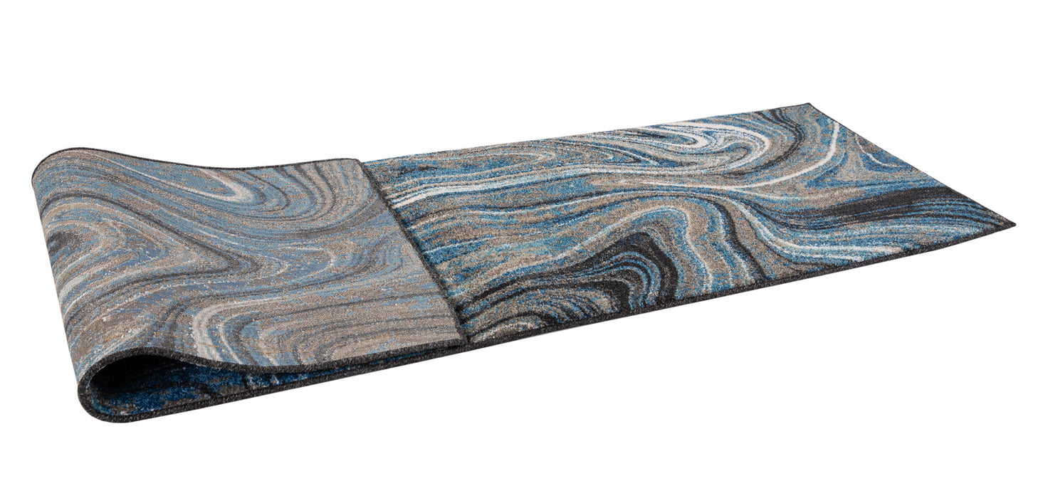 American cover design / Persian weavers Lounge 977 Storm Blue Rug