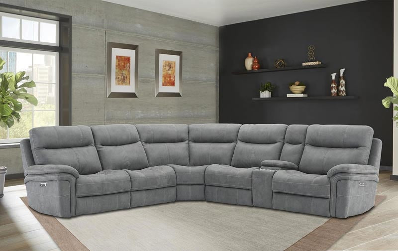 Modern Living - Mason Carbon Modular 6 Piece Sectional Sofa - MMA-PACKA(H)-CRB