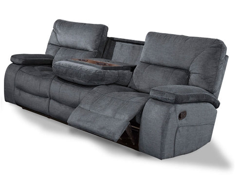 Modern Living - Chapman Reclining Sofa w-Drop Down Console - MCHA#834-POL