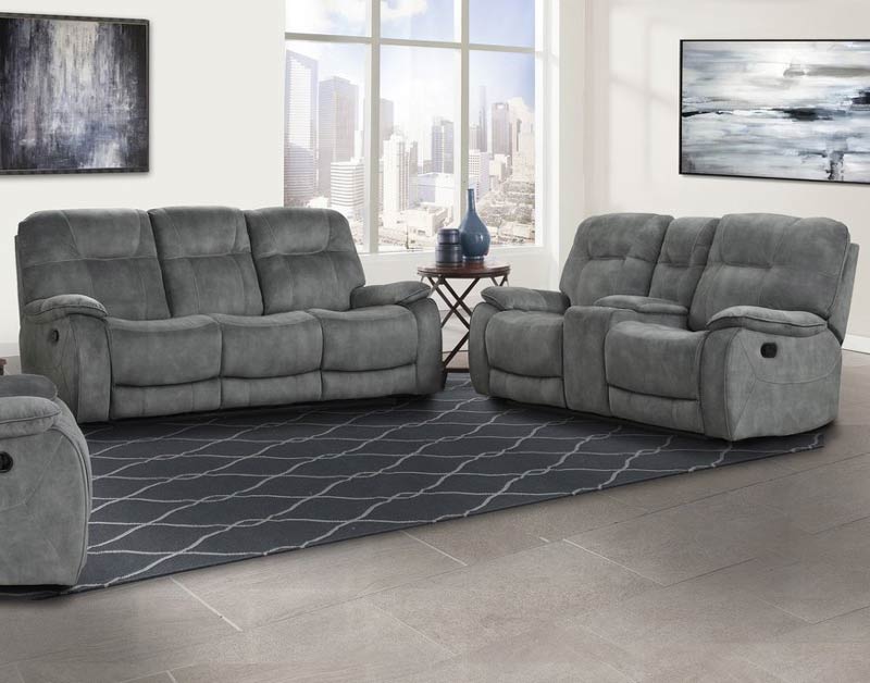 Modern Living - Cooper 2 Piece Reclining Living Room Set in Shadow Grey - MCOO-321-SGR-2SET