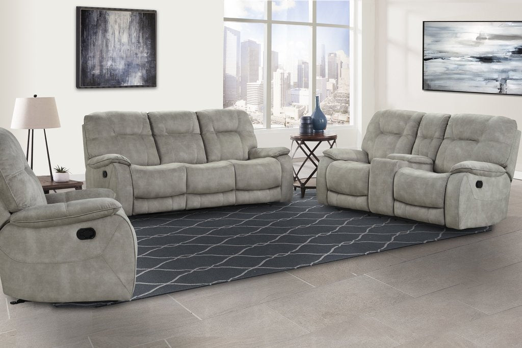 Modern Living - Cooper 3 Piece Reclining Living Room Set in Shadow Natural - MCOO-321-SNA